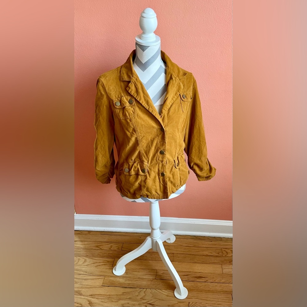 Wearables Mustard Utility Jacket
